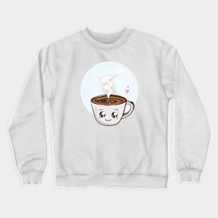 Cute cup of coffee Crewneck Sweatshirt